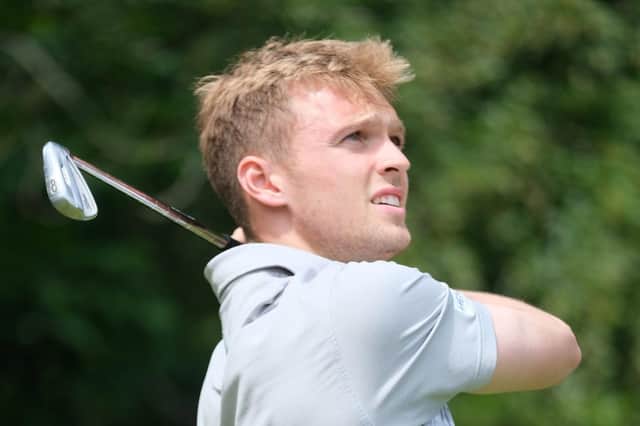 Bathgate-based Joe Bryce, pictured in action on the Tartan Pro Tour last season, won the latest East Alliance event at Longniddry. Picture: Tartan Pro Tour.