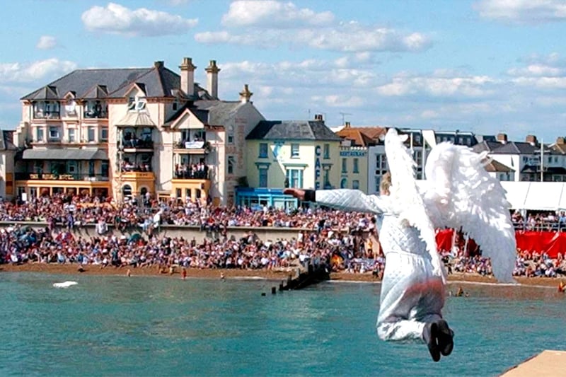 You're not from Sussex if you don't know how big a deal the International Birdman competition is. Originally hend in Selsey, since 1978 it has been held in Bognor Regis and Worthing, and challenges human 'birdmen' to fly off the end of the pier.