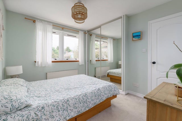 The master bedroom is a good size, with good storage space and an en-suite shower room.