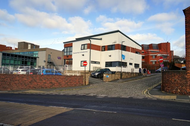 The site of the old slipper baths is now home to Chesterfield Orthodontics