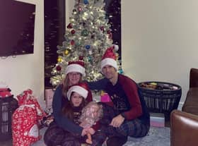 Gareth Weeks is looking forward to a magical family Christmas with his wife Vicki and seven-year-old daughter Zara