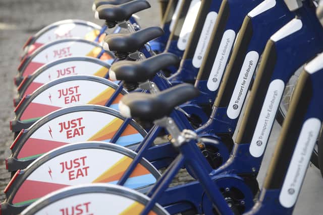 Susan Morrison suggests some people hiring Just Eat Cycles may not be overly familiar with safe cycling techniques (Picture: Greg Macvean)