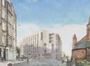 Artist's impression of how the proposed student accommodation development at Jock's Lodge would look.