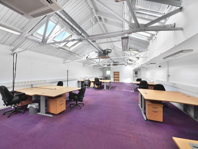 Each property has a similar layout, arranged in an office configuration between the lower ground and second floors. Number 16 Forth Street differs slightly having an extension at the rear which is arranged over lower ground to the first floor. Photo: Ryden