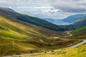 The view of Loch Maree from Glen Doherty - part of the North Coast 500 scenic route around the Highlands. Picture: Getty Images/iStockphoto