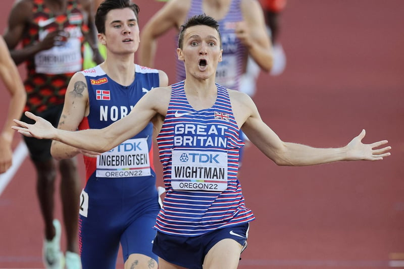The Edinburgh runner produced a stunning run to take 1500m gold at the World Championships in Oregon. The Scot, 28, was the first British man to win the world title in the event since Steve Cram in 1983.
He produced a brilliant final burst to pass Olympic champion Jakob Ingebrigtsen and clinch the title, called home by his father Geoff who was the stadium announcer. "It's that moment you cross the line, it's just such euphoria, I just wish you could bottle that up because it soon fades away a little bit," Wightman told BBC Sport. "The disbelief and the shock are something that I will never have again."
Wightman also won 800m silver at the European Championships and 1500m bronze at the Commonwealth Games.