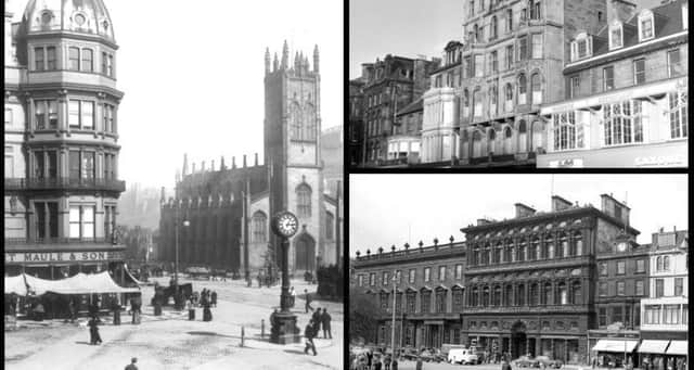 Princes Street has changed massively over the last 100 years, as can be seen in these pictures.