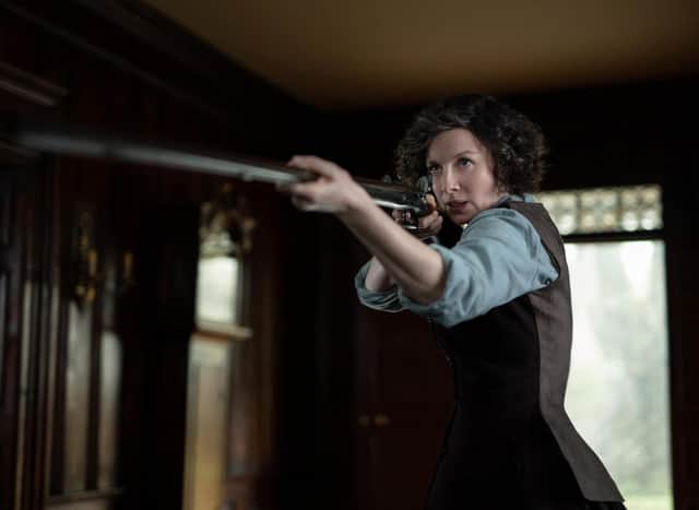 Claire Fraser (Caitriona Balfe) in the season finale of Outlander Season 6 (Starz)