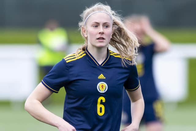 Tegan Browning has capped for Scotland's Under 16s and 19s (Photo by Mark Scates / SNS Group)