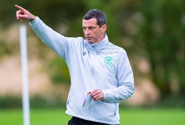 Hibernian boss Jack Ross left Sunderland 12 months ago and signed up at Easter Road a month later (Photo by Mark Scates / SNS Group)