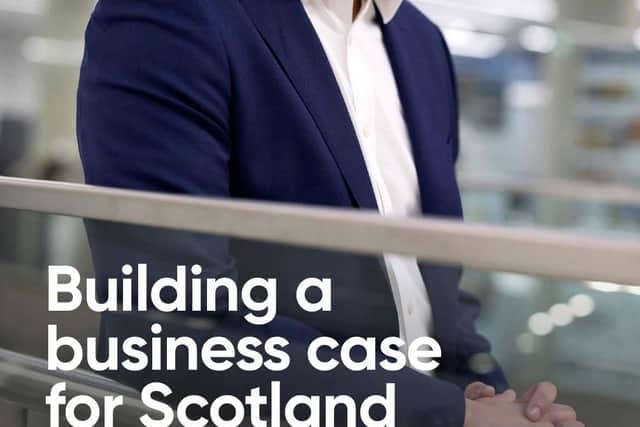 Scottish Labour leader Anas Sarwar introduces the Labour party’s new report, ‘Building a Business Case for Scotland’