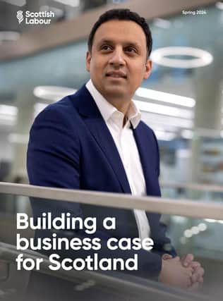 Scottish Labour leader Anas Sarwar introduces the Labour party’s new report, ‘Building a Business Case for Scotland’