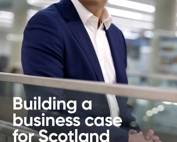 Scottish Labour leader Anas Sarwar introduces the Labour party’s new report, ‘Building a Business Case for Scotland’