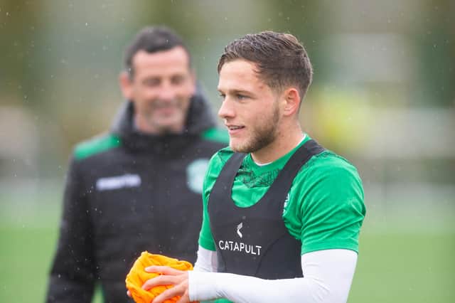 Jamie Gullan is hoping to build on impressing showings against Brora Rangers and Cove Rangers when Hibs take on Forfar Athletic at Station Park tonight