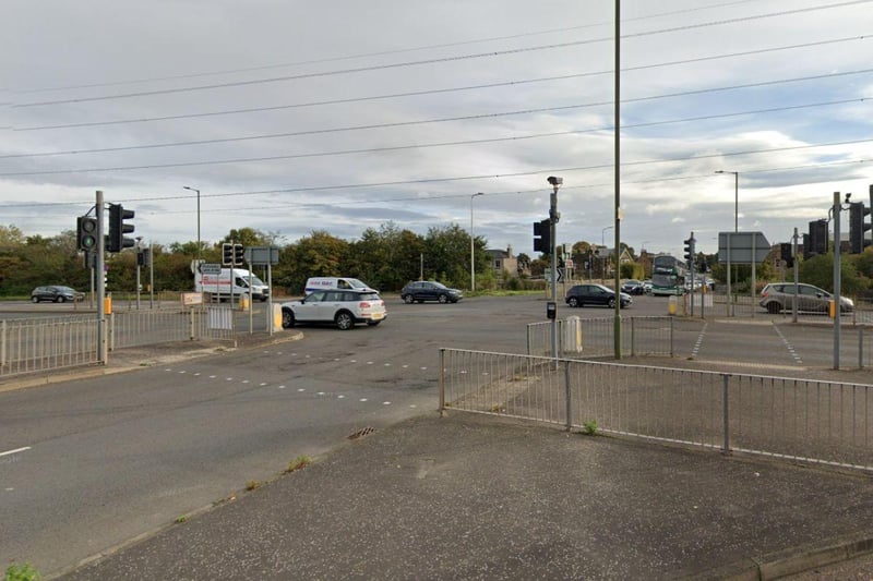 This busy intersection is another dangerous spot in the Capital. According to Edinburgh Council, six people have been injured or killed in collisions at the junction, which links Milton Road, Sir Harry Lauder Road, Milton Road East and Milton Link.