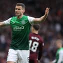 Hibs defender Paul McGinn will remain at the club until the summer of 2023. Picture: SNS