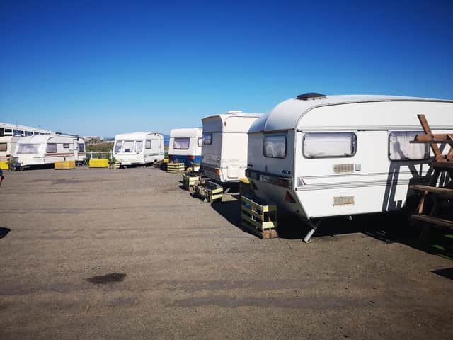 Campers have until Friday 16 July to remove their caravans and get off the site