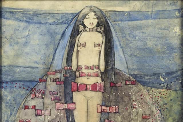 Bow, by Frances Macdonald MacNair, who was one of the celebrated ‘Glasgow Four’, with her sister Margaret Macdonald, Charles Rennie Mackintosh and Herbert MacNair.