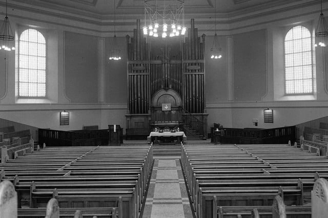 The interior of St Stephen’s Church after reconstruction in 1956