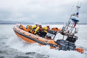 Kinghorn RNLI Lifeboat volunteers were called into action on Sunday at Portobello Beach