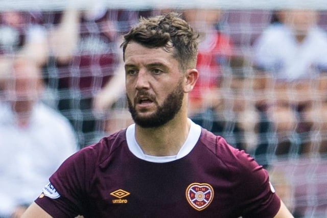 Is going to be used on the right of the defence as Hearts finally hope to see some regular playing time together for their first-choice back three.