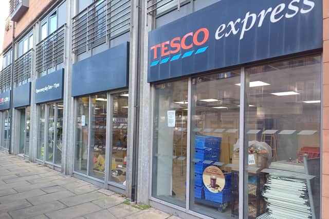 Tesco express on Great Junction Street, Leith