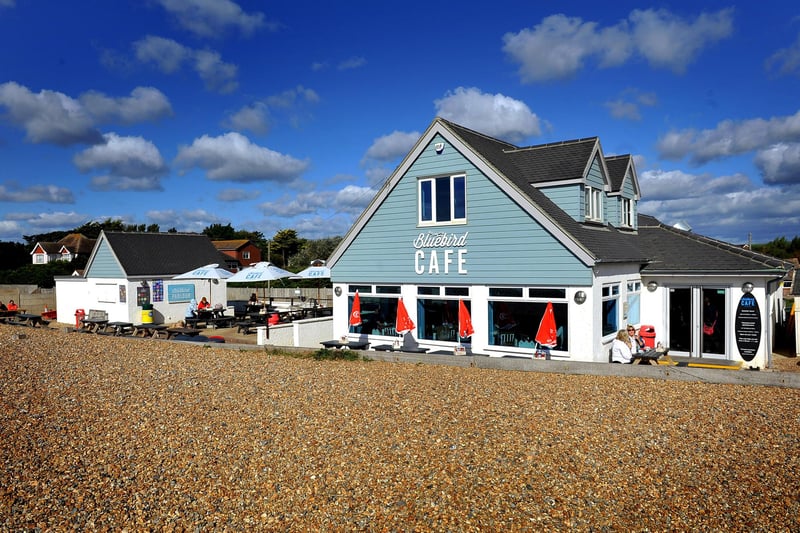 Only locals are able to easily find the popular Bluebird Cafe in Ferring. Discovering the car park is even more difficult, leading to many unplanned walks down the beach.
