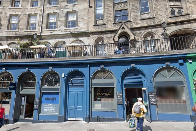 With restaurants in the picturesque Victoria Street and Waterloo Place, below Calton Hill, Howies is a family-run business showcasing seasonal Scottish dishes. The menu changes regularly, but if you can, try the award winning Haggis, neeps and tatties here.