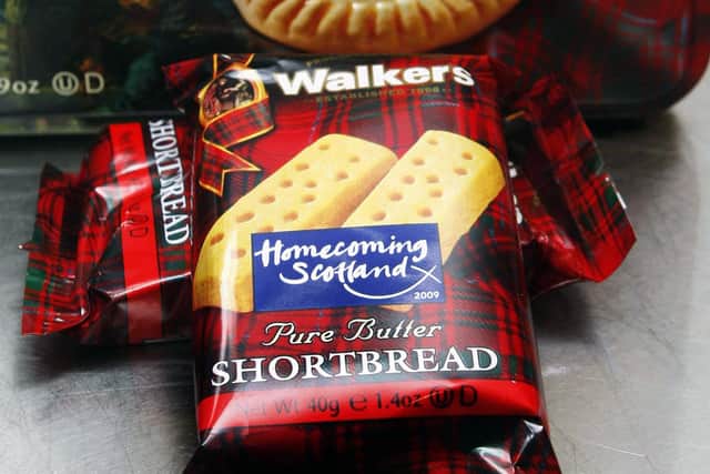 Walker's shortbread has become one of the most recognisable Scottish food brands. The picture shows a previous product but a major branding is now expected to accelerate the growth of export sales. Picture: Danny Lawson/PA