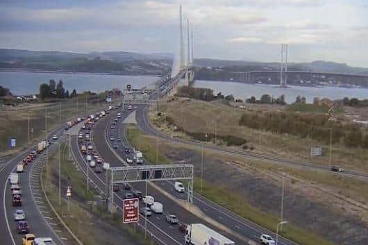 Drivers have been warned to plan ahead if they are travelling north on the M90 from Edinburgh or West Lothian this weekend.