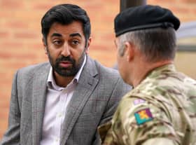 Health Secretary Humza Yousaf during a visit to the clinical education centre in the Scottish Fire and Rescue Building in Hamilton, Lanarkshire. Picture: PA