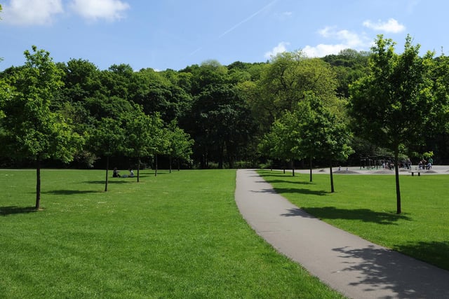 Millhouses Park, three miles south-west of Sheffield city centre on Abbeydale Road South, has a boating lake, tennis courts, a children's playground and more.