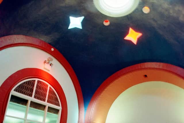 The roof and skylight above the Turkish Baths plunge pool at the Portobello Swim Centre 
Pic by: Jeremy Stockton