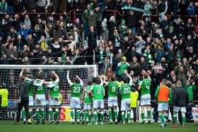 Which players recorded the best stats for Hibs? Picture: SNS
