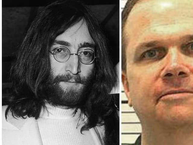 John Lennon was shot four times by Mark Chapman, who was a Beatles fan (Getty)