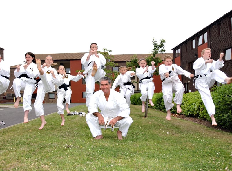Members of the Kainan Karate Kai who met at Millfield Community Centre 18 years ago. Can you spot someone you know?