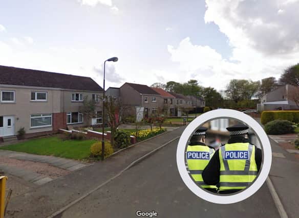Police officers are asking the public for information, following a break-in at a house in Bathgate.