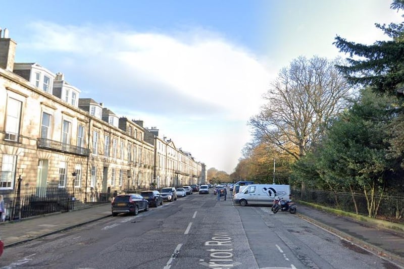 Heriot Row is in at fifth, with the average house price hitting £1,331,000.