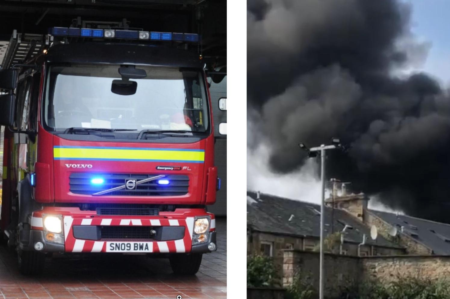 Edinburgh car fire: Vehicle bursts into flames as loud bangs heard ...