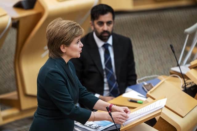 Former First Minister Nicola Sturgeon and her successor, Humza Yousaf, will both be appearing at this year's Edinburgh International Book Festival. Picture: Andy Buchanan