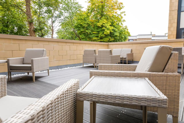 The outdoor terrace will prove popular on sunny days.