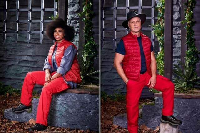 I'm A Celebrity 2021: Paralympian Kadeena Cox and French former footballer David Ginola will be joining other celebrities in the Castle this year. (Image credit: ITV/Lifted Entertainment)