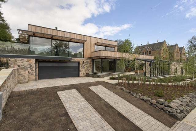 The property at 20 School Green is a modern home split over three split levels with an eco friendly footprint. The asking price is offers over £1.25m.