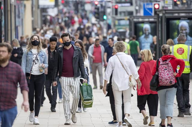 Sales for October were 5.8 per cent higher than the same month last year as retailers said 'consumers had started Christmas shopping earlier this year'. Picture: Jane Barlow/PA Wire