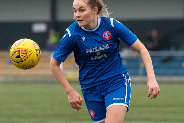 Robyn McCafferty headed home an equaliser for Spartans at Balmoral Stadium against Aberdeen
