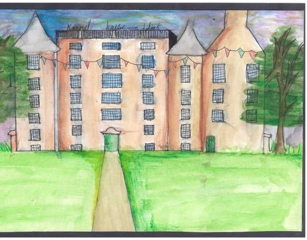 The winning picture of Kinniel House, by Julia Krupowicz.