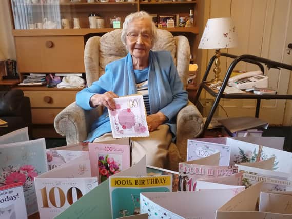 Jessie Beveridge turns 100 today