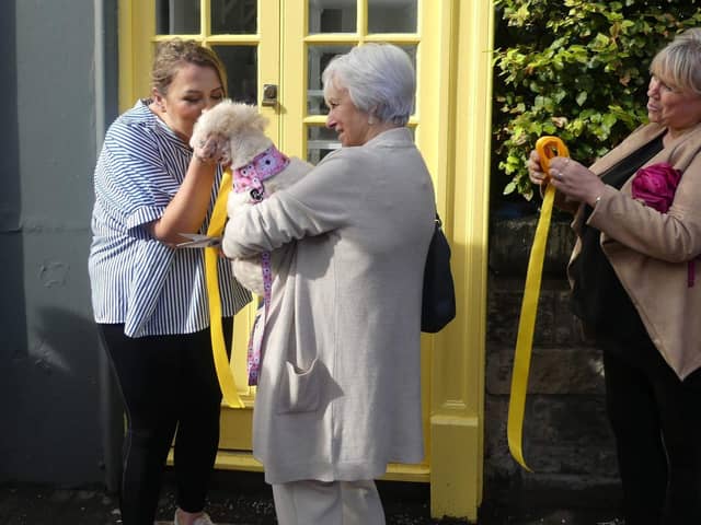 Sweet Bella's is officially opened by Sarah, her dog Bella and beloved grandma Isabella.