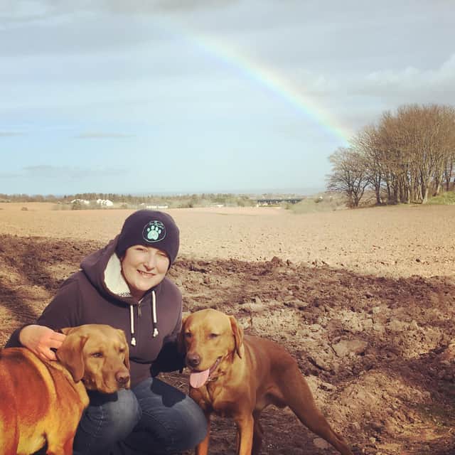 Marion Montgomery from Stonehaven set up Paws on Plastic, now a worldwide movement, after noticing piles of litter blighting her local area while out walking her dogs Paddy and Ted