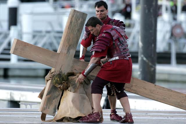 The story of Jesus's crucifixion has elements that can speak to people even if they are not Christians (Picture: World Youth Day via Getty Images)